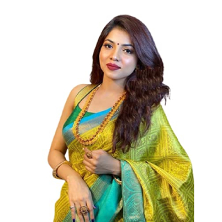 Naishu Trendz Women's Kanjivaram Silk Zari Pure Banarasi Silk Style Sarees With Blouse